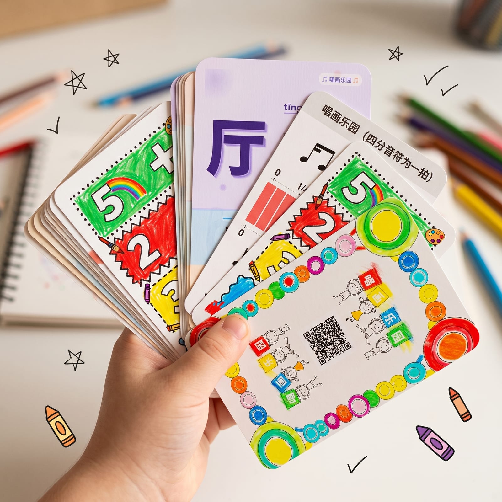 一副小卡牌，可以把很多数学入口带到孩子面前。
