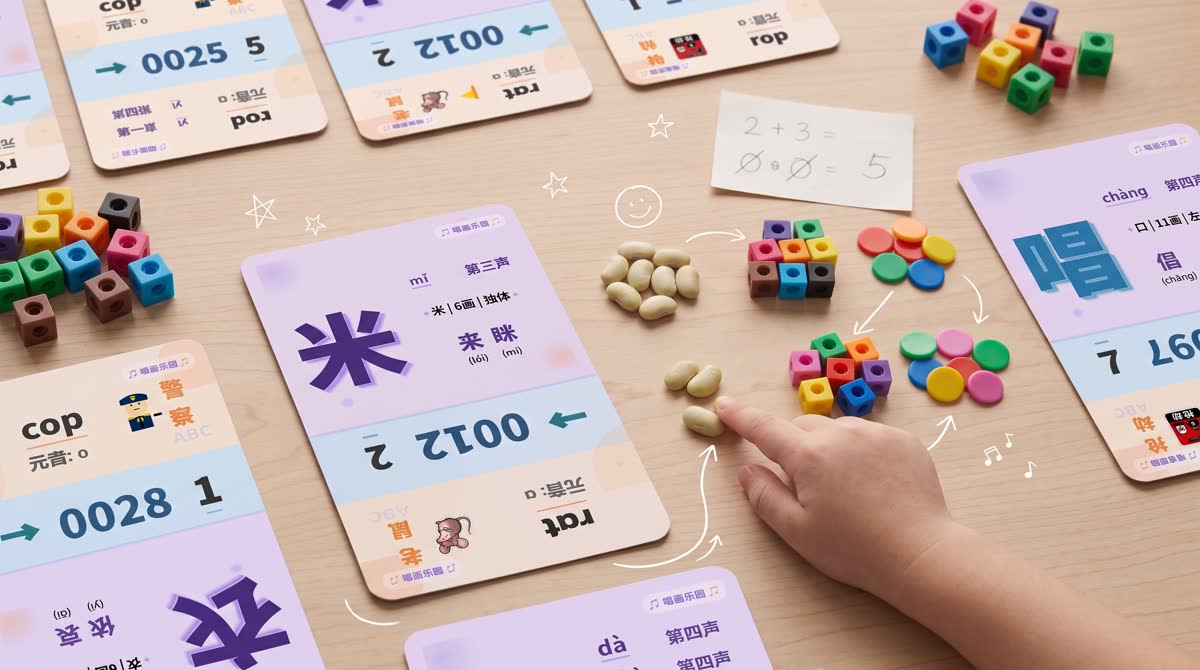 让孩子摆一摆、分一分、说一说,能把“会算”慢慢变成“会想”。